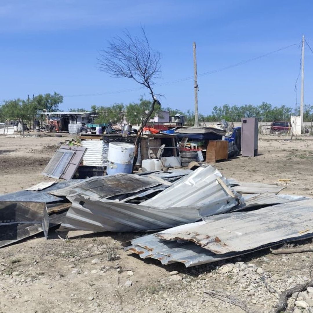 Torbellinos Destruye Casas en Municipios de Coahuila